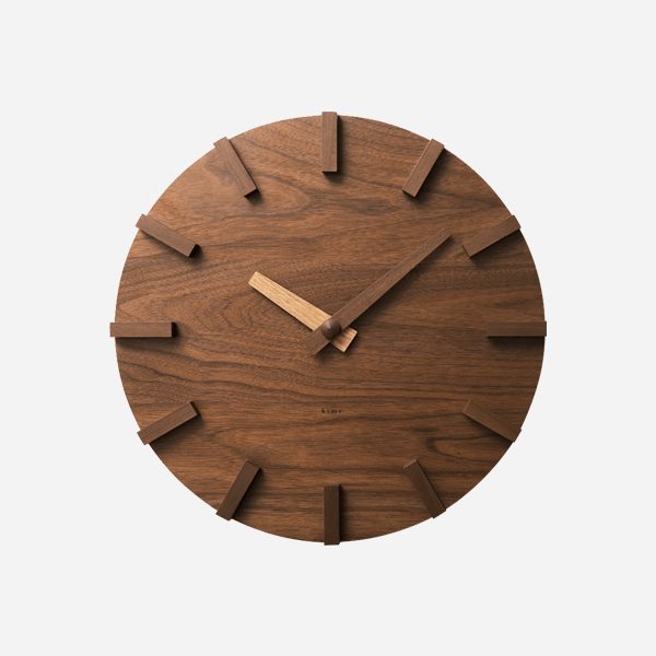 Wallnut Wall Clock